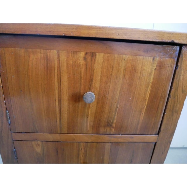 Wood Antique Bedside Table in Walnut, 1500s For Sale - Image 7 of 13