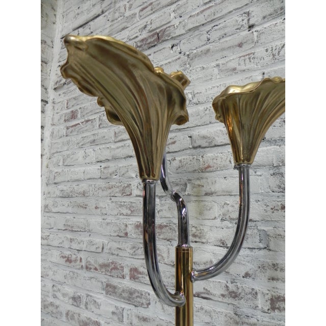 Vintage Italian Calla Lily Floor Lamp For Sale - Image 17 of 18