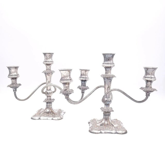 Pair of Candelabras, France Circa 1920 For Sale - Image 9 of 9