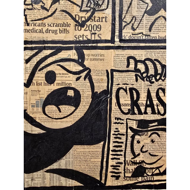 2000 - 2009 Alec Monopoly - Crash "The Anatomy of a Market Meltdown" Painting For Sale - Image 5 of 11