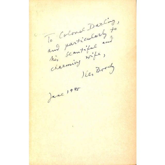 "On the Tip of My Tongue" 1944 Brody, Iles (Inscribed) For Sale - Image 4 of 6
