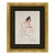 1970 Look Here Linda Modern Red Ink Drawing LeRoy Neiman For Sale
