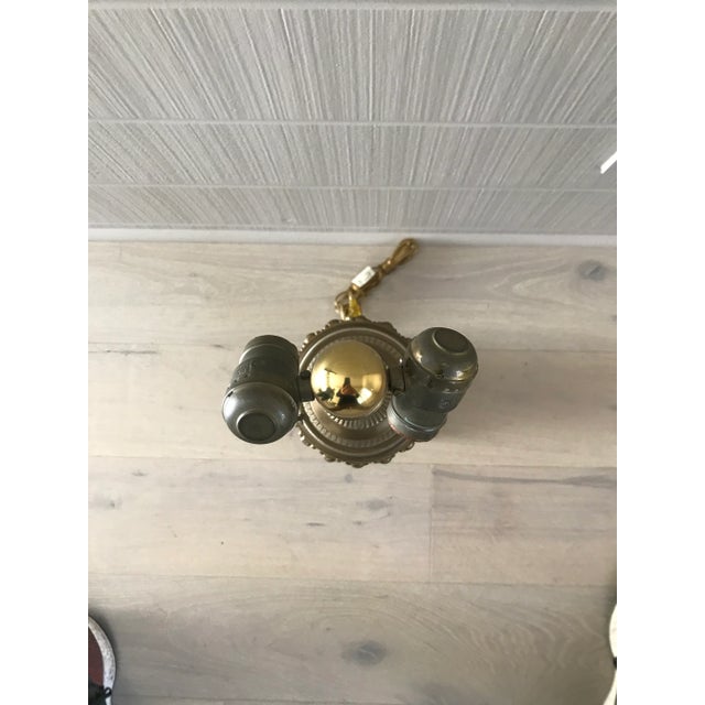 Early 2000s Louis XVI Style Gilt Ormolu Table Lamp For Sale - Image 4 of 12