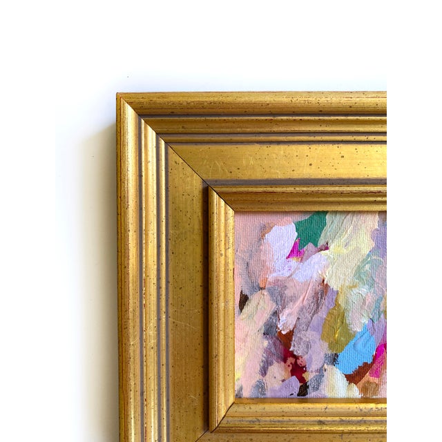 Abstract "Wedding Season" 2026 Framed Mini Painting by Jessalin Beutler For Sale - Image 3 of 3