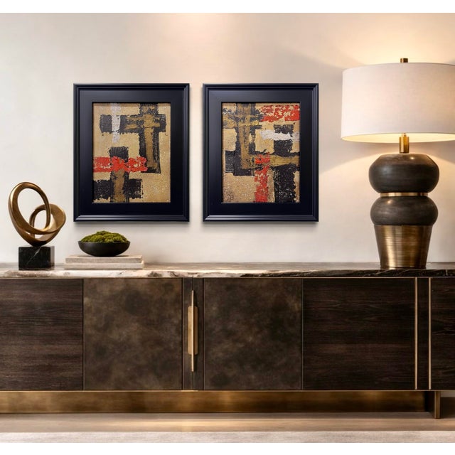 Orange Protagonism No. 1 - Original Abstract Painting by J. Kent Martin For Sale - Image 8 of 8