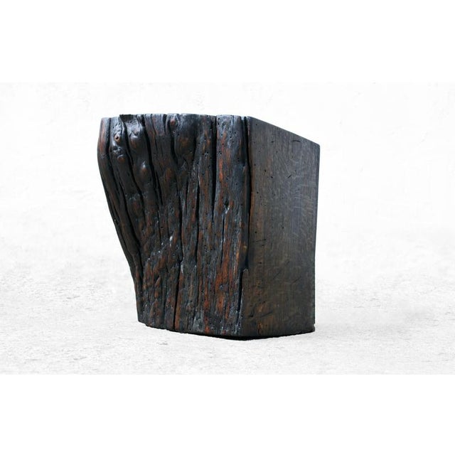 Gold W2376 Stool in Oxidized Oak by Jörg Pietschmann For Sale - Image 8 of 18