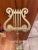 Vintage Brass Lyre Music Stand For Sale In Philadelphia - Image 6 of 6