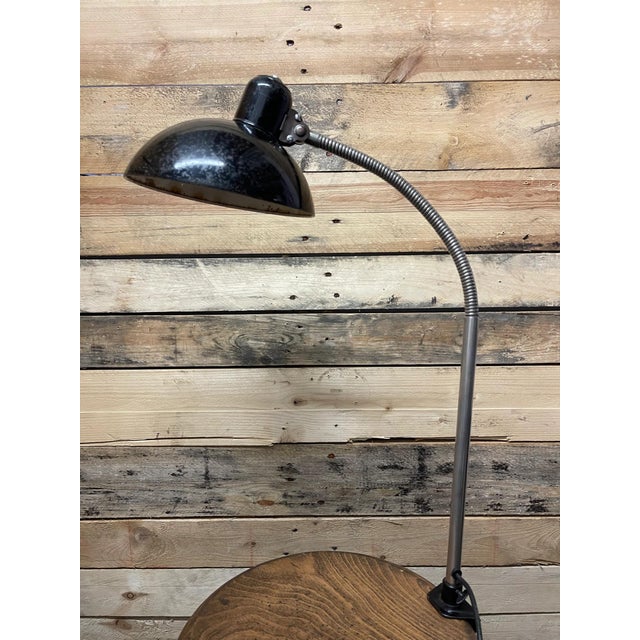 Vintage Model 6740 Clamp Table Lamp by Christian Dell for Kaiser Leuchten, 1940s For Sale - Image 11 of 11