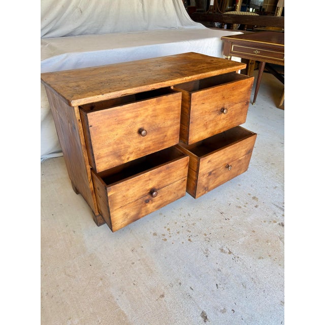 20th Century French Pine Four Drawer Chest For Sale - Image 6 of 11