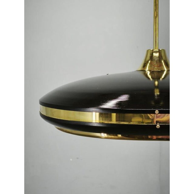 Space Age UFO Glass Pendant Light by Ludib Bratislava, Czechoslovakia, 1960s For Sale - Image 10 of 13