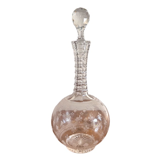 Antique Victorian Decanter, 1890 For Sale