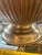 Brass Vintage Antique Finish Brass 12.5” Pedestal Centerpiece Bowl With Stag Deer Head Handles For Sale - Image 8 of 11