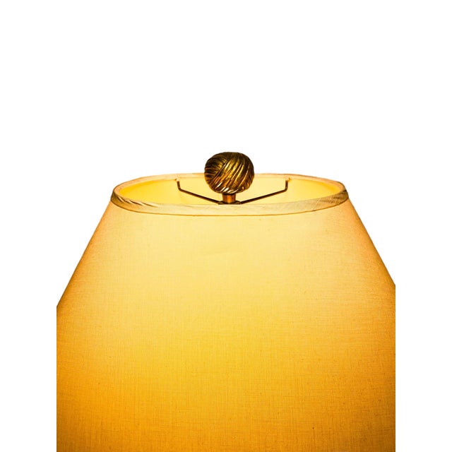 1982 Chapman Draped-Fabric Table Lamp For Sale - Image 9 of 11