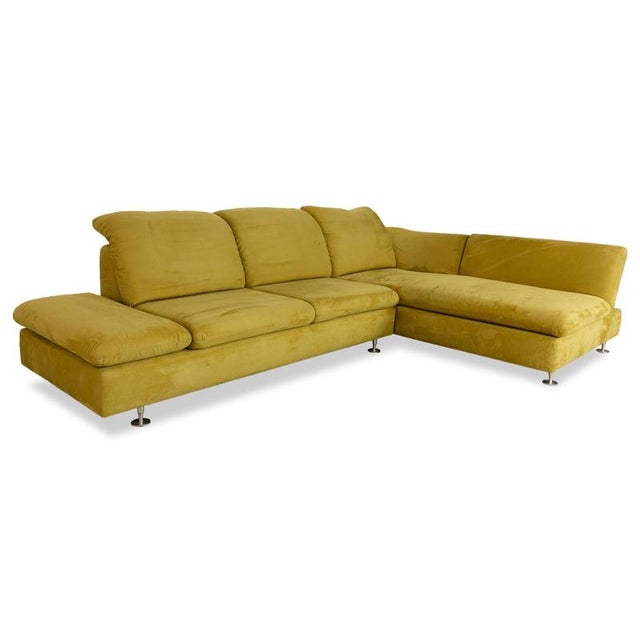 Taoo Corner Sofa in Yellow-Green Fabric from Willi Schillig For Sale - Image 14 of 14