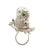 Contemporary Diamond Emerald 18k White Gold Owl Brooch-Pendant For Sale - Image 3 of 11