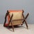 Orange Vintage Armchair with Wooden Frame, 1960s For Sale - Image 8 of 9
