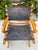Angel I. Pazmino Mid-Century Modern Angel Pazmiño "Cotacachi" Hand-Tooled Leather Rocking Chair For Sale - Image 4 of 11