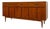 Vintage Mid-Century Modern 9 Drawer Dresser With Diamond Parquet Accent Inlay and Dovetailed Drawers For Sale