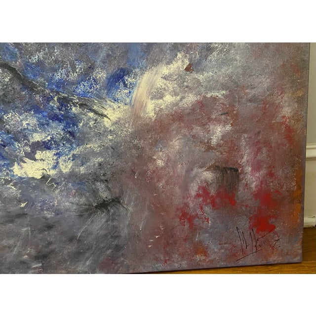 2011 Large Abstract Expressionism Oil Painting For Sale - Image 4 of 12