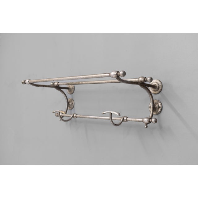 Metal Antique Luggage Rack, 1900 For Sale - Image 7 of 7