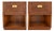 Pair of Vintage Henredon Campaign-Style Nightstands, Attributed For Sale