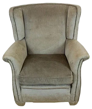 Vintage Velvet Ear Armchair, 1970s