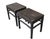 Early 18th Century Pair of 19th Century Black Lacquered Side Tables For Sale - Image 5 of 8