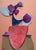 Pink "Pop Music 10" Original Mixed-Media Collage on Paper by Zac Woodiel For Sale - Image 8 of 9