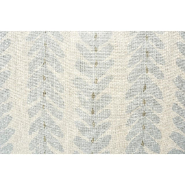 Contemporary Schumacher Double-Sided Pillow in Woodperry Linen Print For Sale - Image 3 of 7