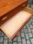 Danish Teak Chest of Drawers with Shell Handles and Lock For Sale - Image 9 of 11