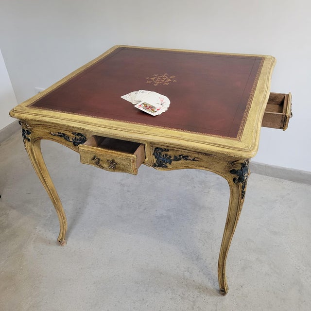 French Louis XV Style Games Table, 1890s For Sale - Image 15 of 15