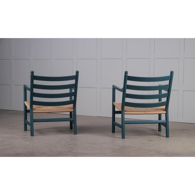 Set of Ch44 Lounge Chairs attributed to Hans J. Wegner from Carl Hansen & Søn, Denmark, 1970s For Sale - Image 16 of 18