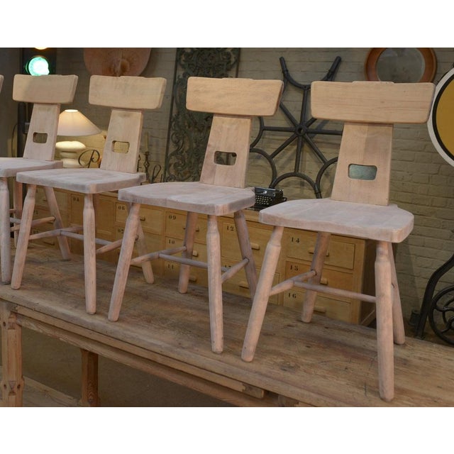 Beech Dining Chairs, 1960, Set of 3 For Sale - Image 11 of 11