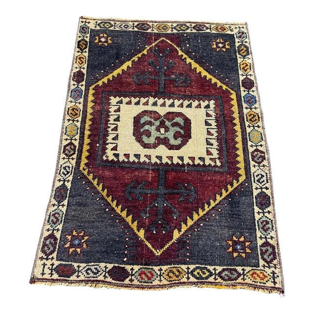 Turkish Yastik Rug 1'9" x 2'5" For Sale
