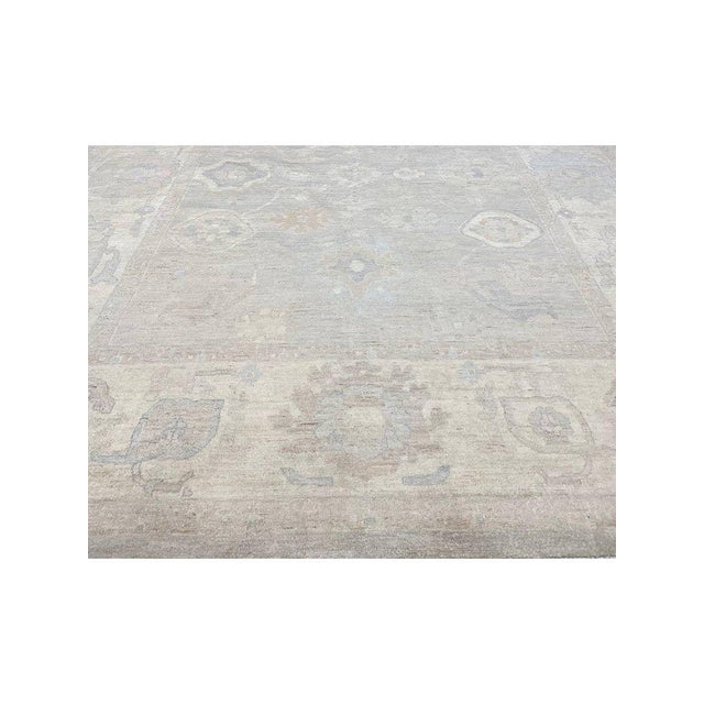 Brown 8x10 Oushak Style Area Rug - 502554 For Sale - Image 8 of 10