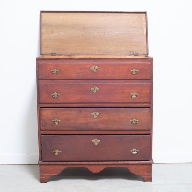 Early 18th C. New England Blanket Chest C. 1740 Chairish
