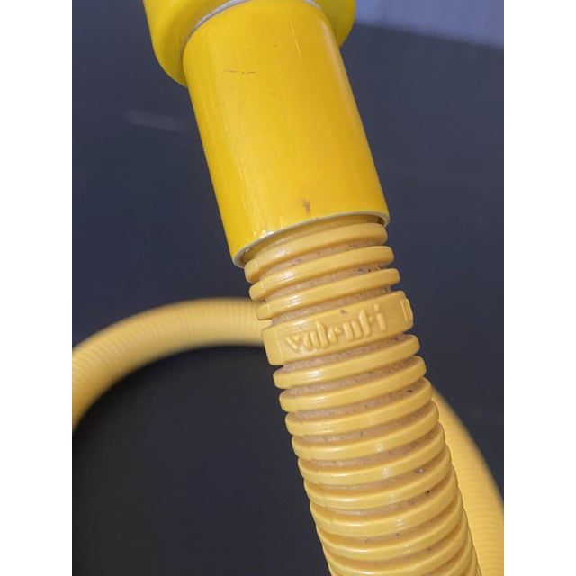 Metal Vintage Pop Yellow Hebi Lamp by Isao Hosoe for Valenti, 1970s For Sale - Image 7 of 18