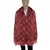 Louis Vuitton Louis Vuitton Bright Red & White Thick Wool & Silk Scarf For Sale - Image 4 of 9