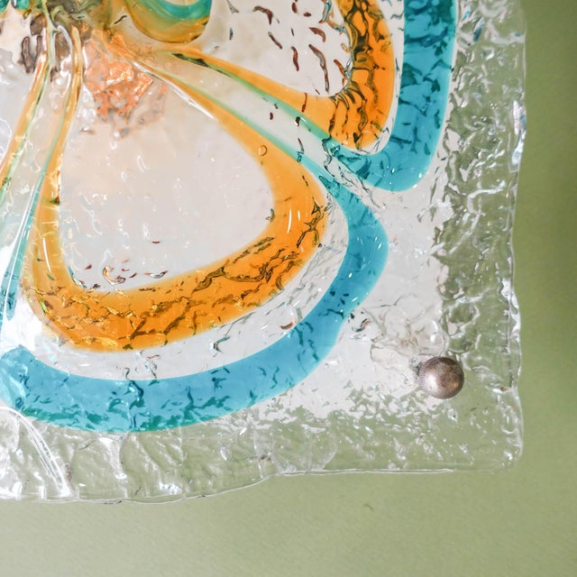 Mid-Century Italian Glass Sconce from Mazzega, 1970s For Sale - Image 9 of 17