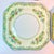 Asparagus 1950s Vintage Boho Chic Japanese Eclectic Victorian China Luncheon Plates - Set of 4, Meito China For Sale - Image 8 of 11