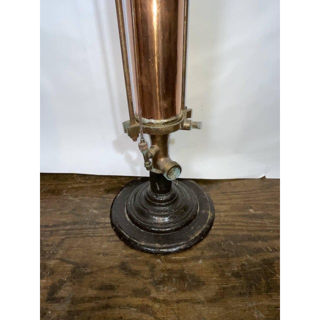 Mid 20th Century Industrial Copper Fluid Level Instrument For Sale - Image 5 of 11