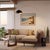 Weathered brass paired with a black marble base defines the Iconic Arc Lamp, a Mid-Century Modern statement piece designed...