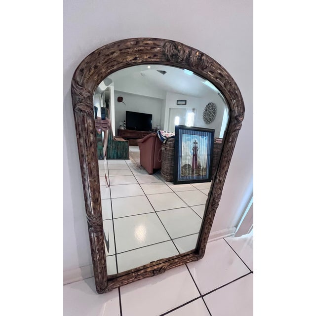 Hollywood Regency Vintage La Barge Gilt Beveled Wall Mirror 45.50” H X 27.50” W For Sale - Image 3 of 10