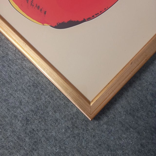 Set of 4 - Framed Art Wall Installation 40' X 40' - 'Pop Art Flowers' #3 - Limited Edition Botanical Photograph Prints in the Style of Andy Warhol For Sale - Image 9 of 10