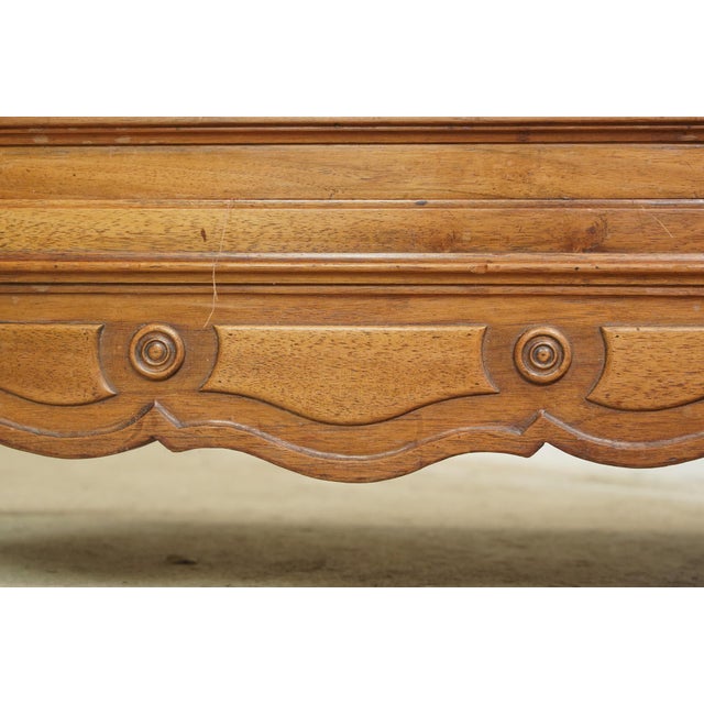 Vintage European Beveled Glass Wood Vitrine For Sale - Image 10 of 16