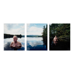 Triptych Photographs Rock Bottom by David Hilliard