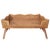 2020s Artifacts Rattan Scallop Design Breakfast Tray with Wooden Legs, Honey Brown For Sale - Image 5 of 5