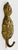 Figurative Vintage Brass Pineapple Wall Hook For Sale - Image 3 of 5