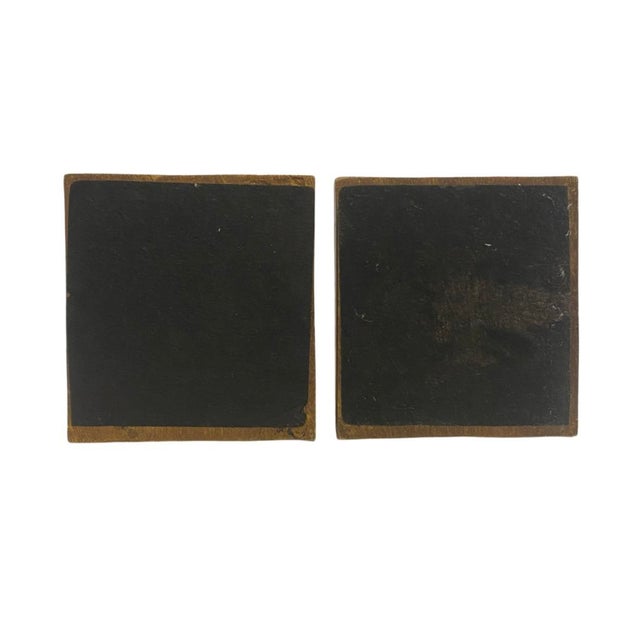 Plastic Vintage Bronze Tone Horse Head Bookends- a Pair For Sale - Image 7 of 7