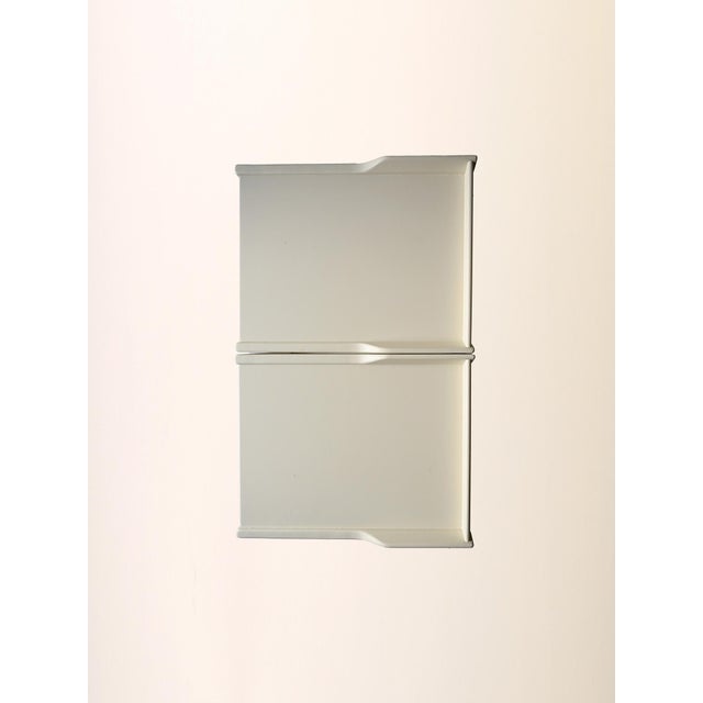 Wood Scandinavian White Bedside Tables, 1950s, Set of 2 For Sale - Image 7 of 10